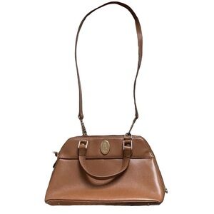 Mark Cross Tan Leather Shoulder Bag
